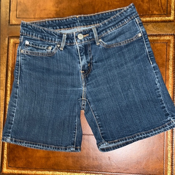 Levi's Pants - Levi’s Classic Blue Denim Shorts Stitched Hemmed legs